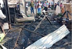 Ica: voraz incendio arrasa con una precaria vivienda en Subtanjalla