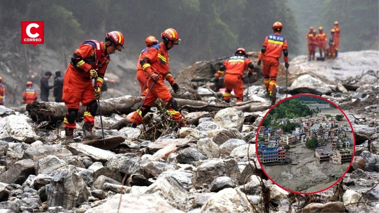 Nepal y China elevan a 1.384 los muertos tras devastadoras riadas en el Himalaya. Composición: Diario Correo.