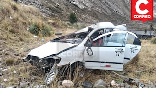 La Oroya: seis integrantes de una familia heridos tras despiste de auto en la Carretera Central