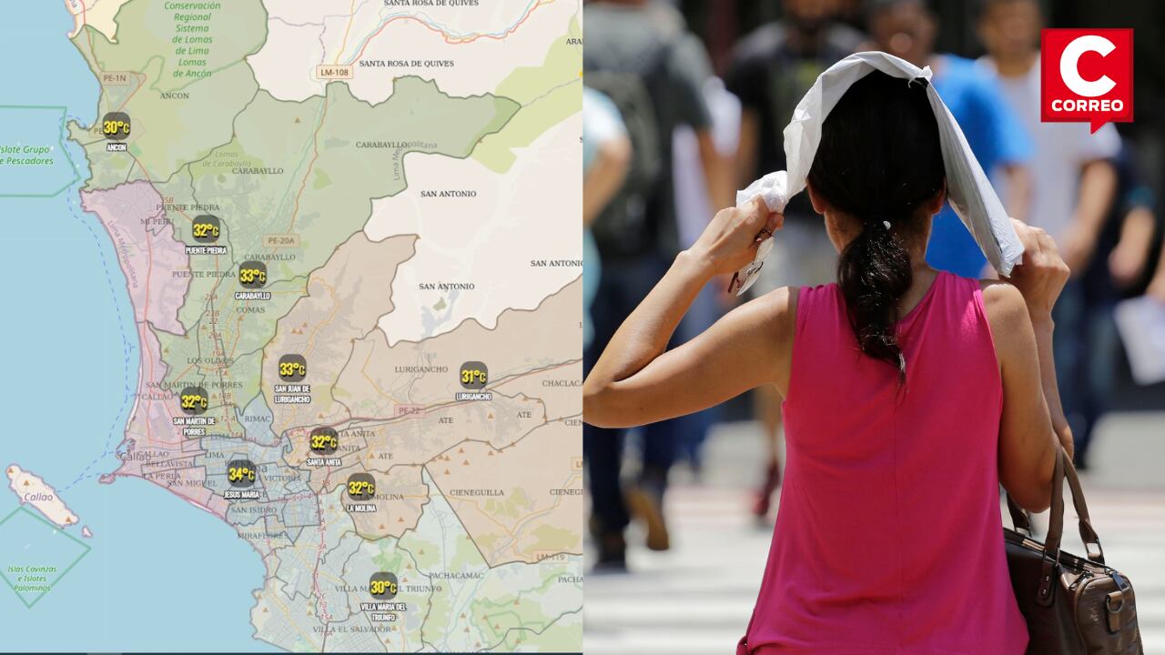 Lima alcanzó los 37 grados.