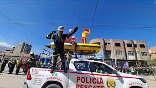 Escuadrón de Emergencia de Huancayo celebran aniversario con más de mil intervenciones en lo que va del año