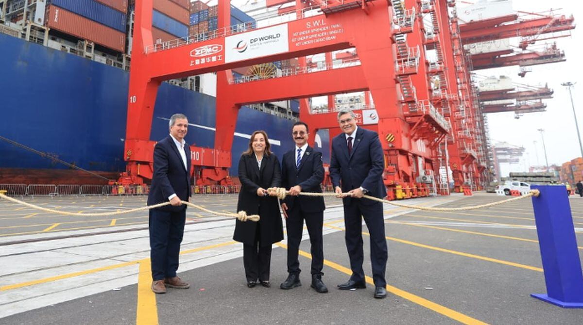 Presidenta Dina Boluarte participó en la inauguración del Muelle Bicentenario en el Callao | Foto: Presidencia Perú