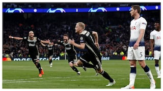 Ajax venció 0-1 a Tottenham en Inglaterra por la Champions League (VIDEO)