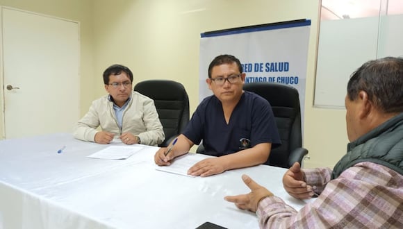 Red de Salud de Santiago de Chuco y Municipalidad Distrital de Sitabamba firman alianza.
