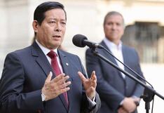 Ministro Arana niega que suspensión de Harvey Colchado sea “producto de una decisión política”