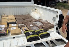 Piura: Policía incauta 54 paquetes de marihuana camuflados en camioneta