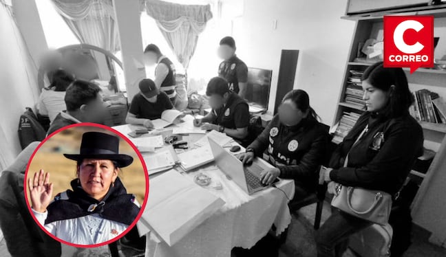 Allanan vivienda y despacho de vicegobernadora de Huancavelica por presunta colusión