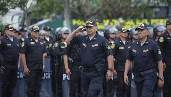 General de la Policía Nacional, Víctor Zanabria Ángulo, fue investigado en Arequipa. (Foto: Britanie Arroyo / GEC)