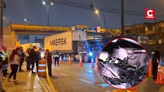 SMP: motociclista murió tras impactar y quedar atrapado entre las ruedas de un tráiler en la vía Evitamiento