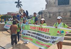 Trujillo: Trabajadoras del hogar exigen que se respeten sus derechos laborales