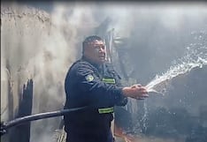Huancayo: Gallinas y cuyes mueren quemados en incendio provocado por una cocina a leña