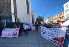 Microempresarios de Arequipa protestan por fallo judicial en contra de parque industrial en Yura (VIDEO)