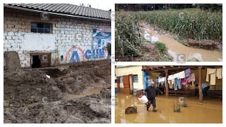 Deslizamientos provocan daños en viviendas y cultivos en Huancayo (FOTOS)