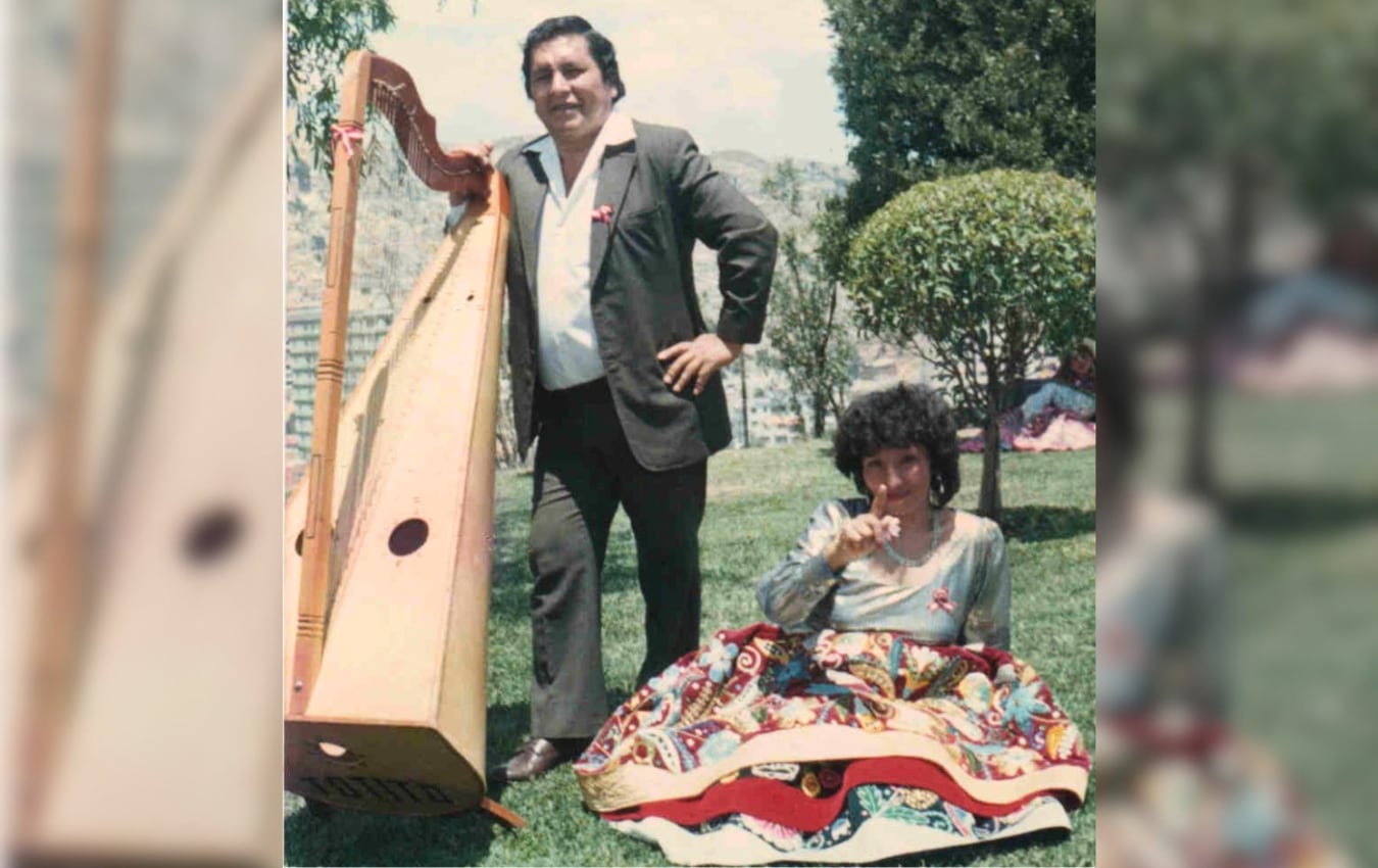 Uno de los reconocimientos fue a "Mina Gonzales" por su aporte en el huayno con arpa. Foto: Difusión.