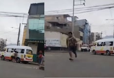 Trujillo: Transeúnte registra cuando delincuente arrebata celular a una joven