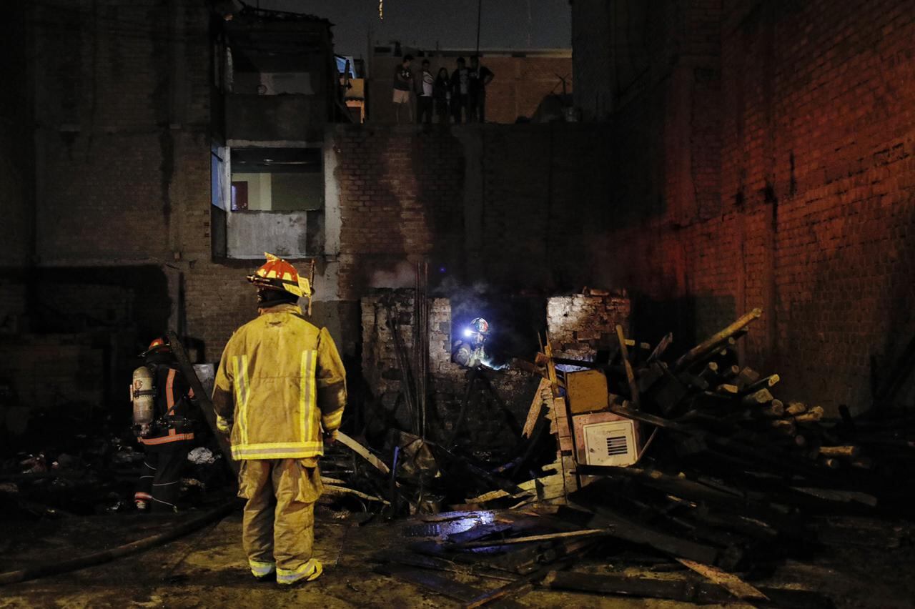 Un hombre murió calcinado tras un incendio. Foto: Joel Alonzo/GEC