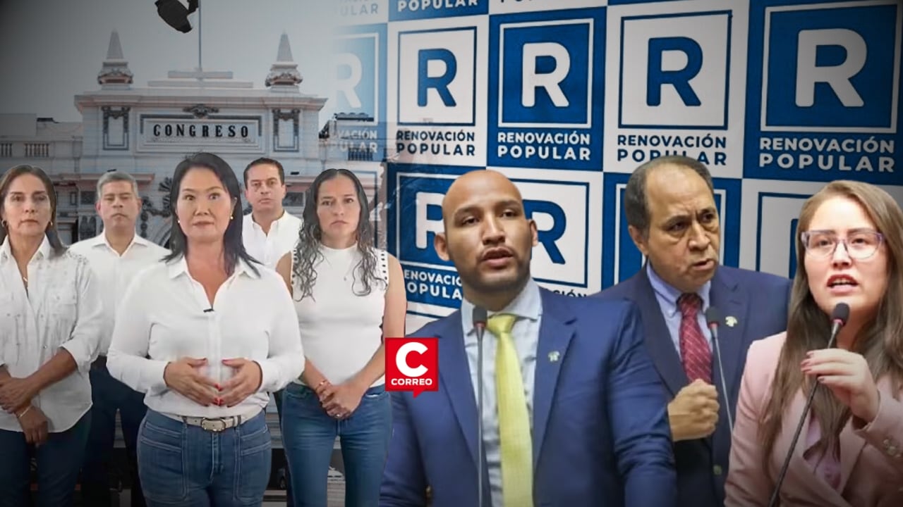 Renovación Popular acusa a Fuerza Popular de inventar el ‘FUJI JERISMO’ : “Este gobierno es fujimorista”. Composición: Diario Correo.