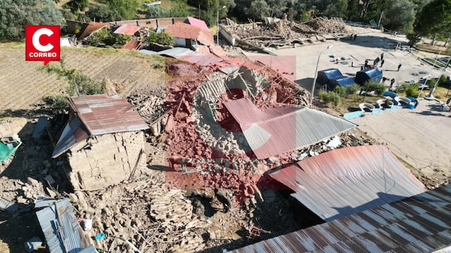 Así quedó Pumpunya tras el sismo que dejó seis fallecidos en Junín