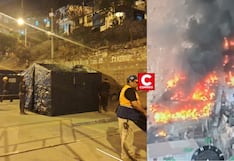 Independencia: damnificados por incendio pasaron la noche en carpas tras perder sus viviendas