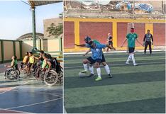 Ica promueve la inclusión con baloncesto en silla de ruedas y fútbol para ciegos