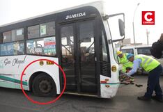 Paro de transportistas: Pinchan llantas de buses en Puente Piedra (FOTOS)