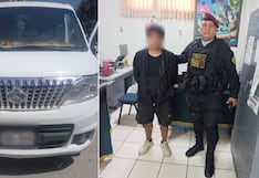 Hallan vehículo hurtado en Arequipa y detienen a conductor