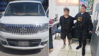 Hallan vehículo hurtado en Arequipa y detienen a conductor