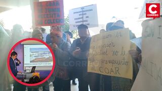 Padres del COAR exigen construcción de infraestructura al Gobierno Regional de Junín