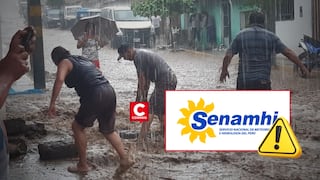 Senamhi emite alerta por lluvias que afectarán ocho regiones en las próximas 24 horas