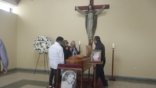 Restos de la actriz Camucha Negrete son velados en la capilla Virgen de Fátima (FOTOS)