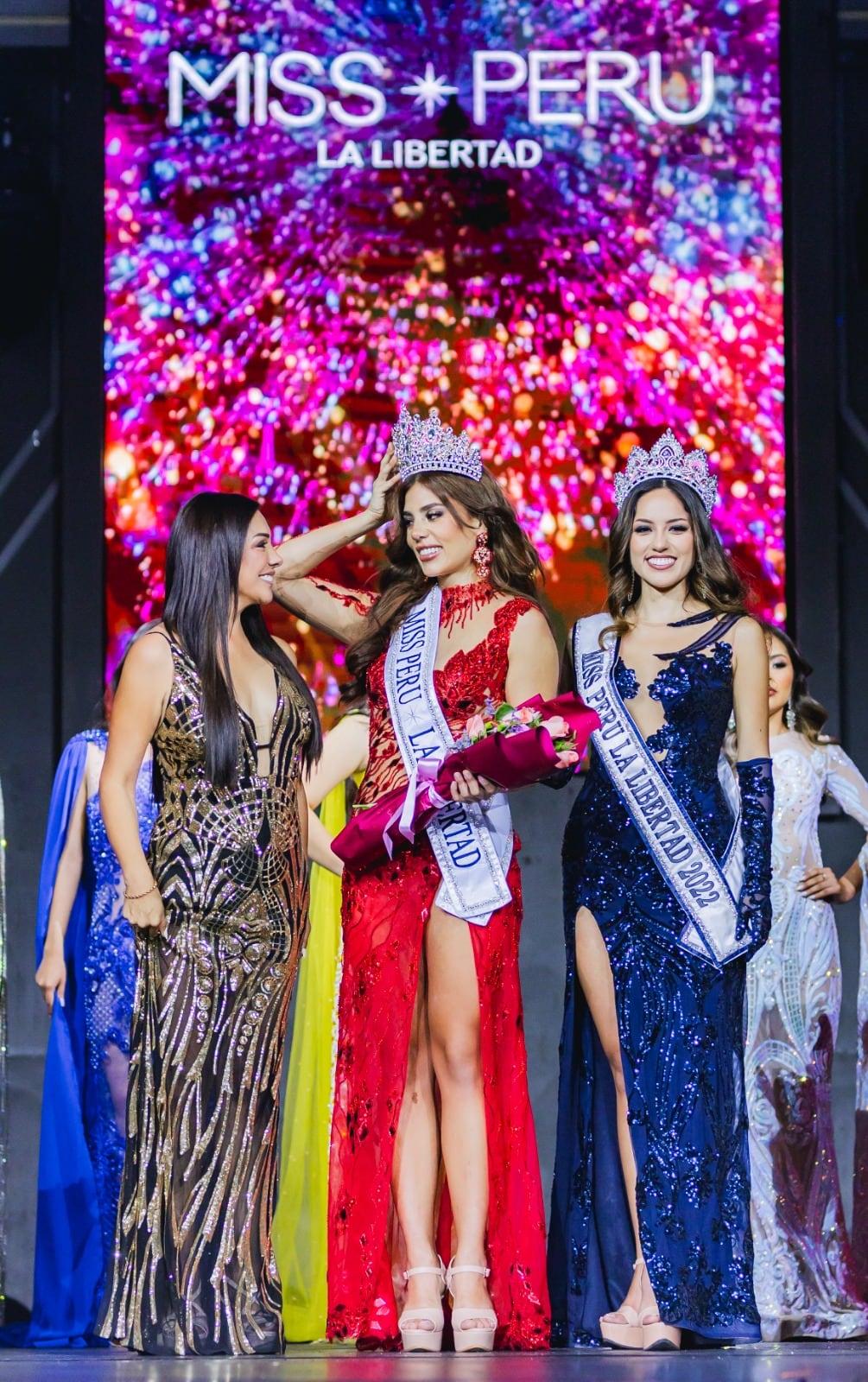 Jazmín Zarzar Castro es coronada como Miss Perú La Libertad.
