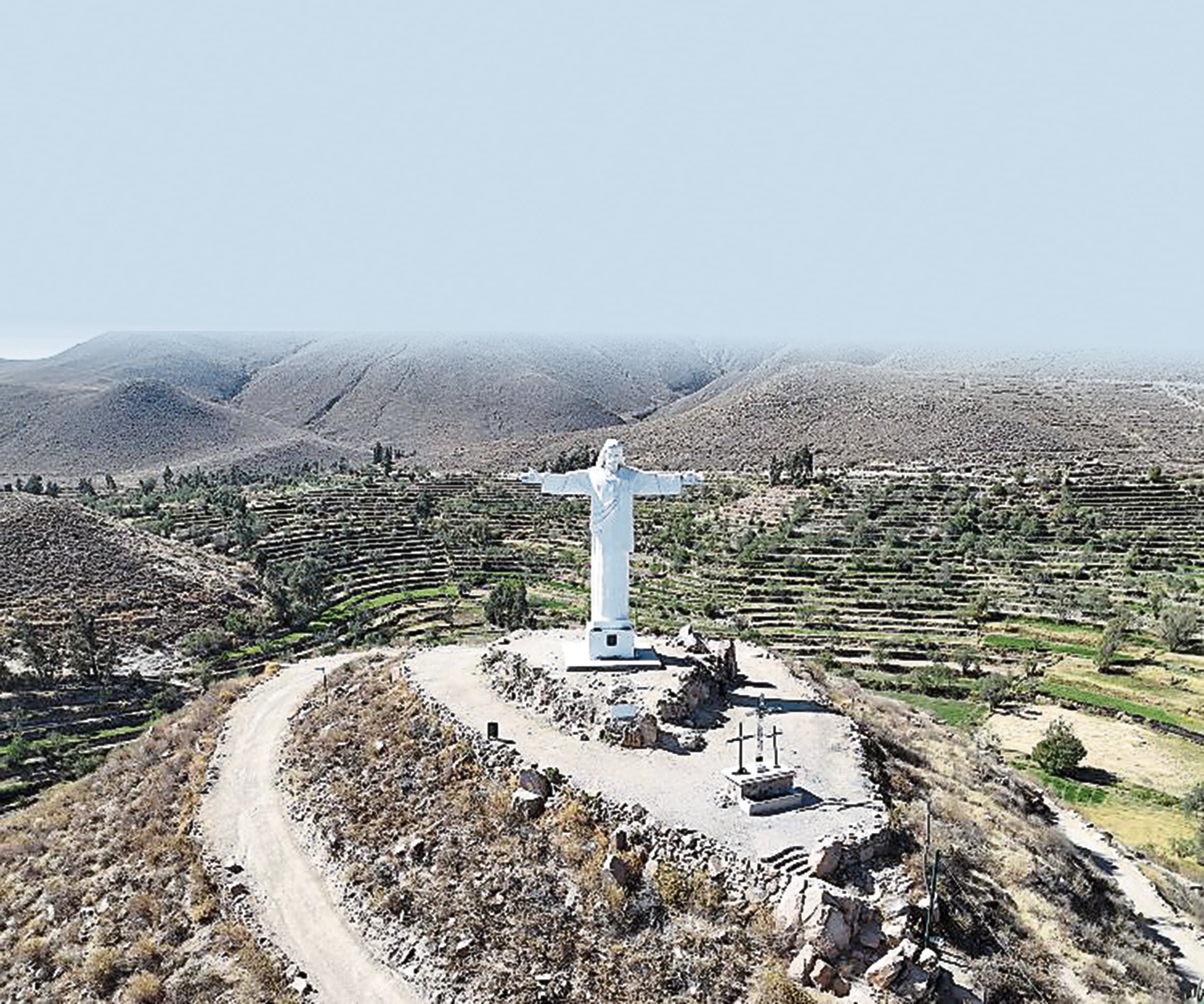 El Cristo Blanco de Quequeña se mantiene con un lugar para ser visitado. Foto: GEC.