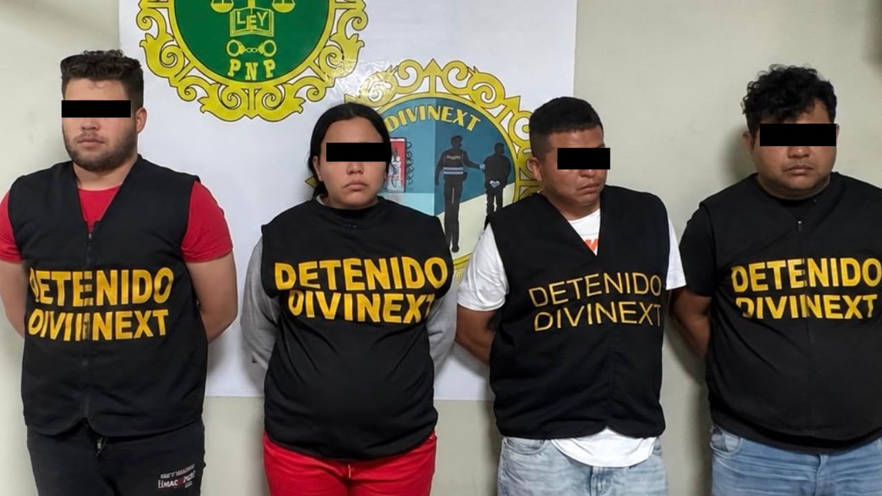 Capturan a presuntos implicados en muerte de chofer calcinado dentro de miniván en Los Olivos. (Foto: Mininter)