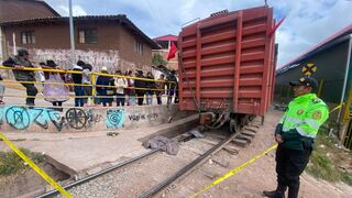 Anciana de 90 años muere atropellada por tren en Cusco