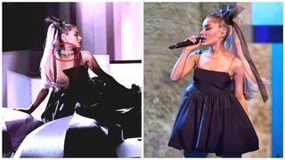 Ariana Grande pierde un collar de 169 mil dólares en plena presentación (FOTOS)