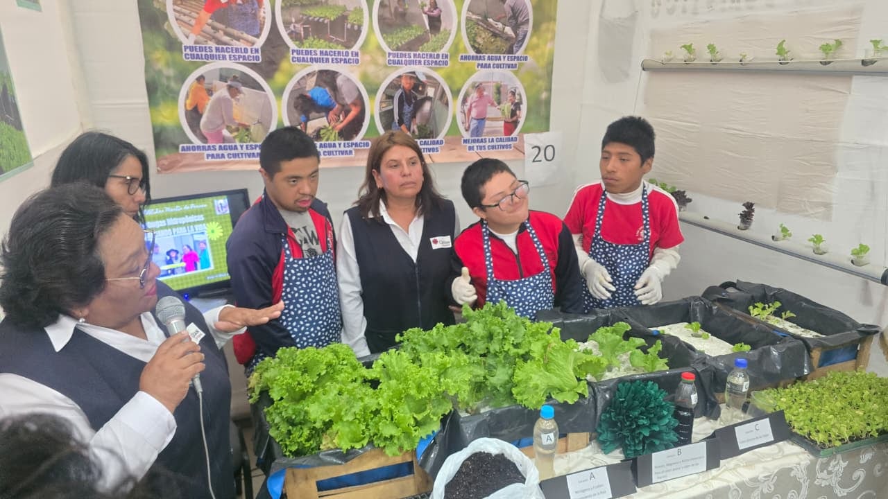 Más de 60 proyectos escolares se exhiben en primera feria educativa regional (Foto: Yunsu Pariapaza/@photo.gec)