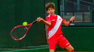 Tenista piurano Miguel Checa Doig brilla en el Sudamericano