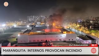 Incendio en Maranguita tras motín moviliza a bomberos y genera alarma en San Miguel