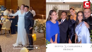 Deyvis Orosco y Cassandra Sánchez de Lamadrid se casaron en lujosa ceremonia civil en hotel Miraflores Park 
