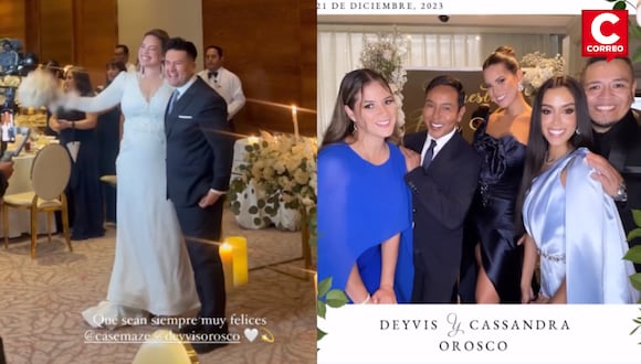 Deyvis Orosco y Cassandra Sánchez de Lamadrid se casaron en lujosa ceremonia civil en hotel Miraflores Park