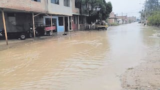 Lambayeque: Lluvia inunda calles y hace colapsar casas