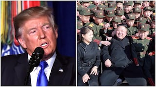 Donald Trump avisa que "todas las opciones están sobre la mesa" con Corea del Norte
