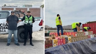 Incautan camión con licor de contrabando en peaje de Nasca durante operativo policial
