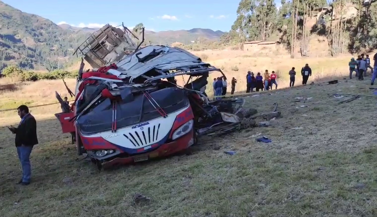 Lamentable hecho se registró la tarde de hoy en la sierra de Áncash.