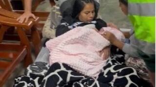 Huánuco: gestante da a luz a una bebé en la comisaría con ayuda de policías