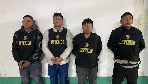 INtervenidos son recluidos en el penal de Ayacucho