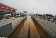 Villa María del Triunfo: Continúa cerrado bypass de la avenida Pachacútec tras inundación por llovizna