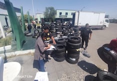 Tacna: Incautan 280 llantas nuevas y usadas por presunto contrabando