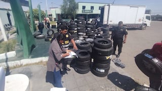 Tacna: Incautan 280 llantas nuevas y usadas por presunto contrabando