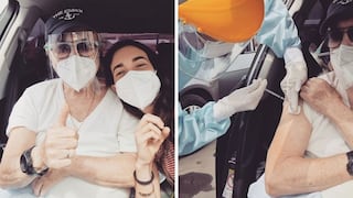Chiara Pinasco comparte que su padre, ‘Rulito’ Pinasco, recibió la segunda dosis de la vacuna contra la COVID-19